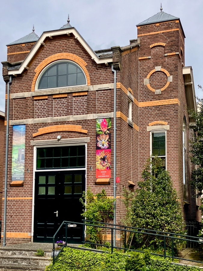 Blik op de hemel in Doopsgezinde kerk